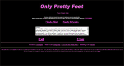 Desktop Screenshot of onlyprettyfeet.com